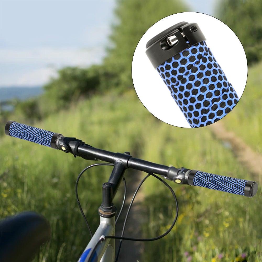Anti-Skid Bicycle Handlebar Grips, Double Lock-On Comfort Grips