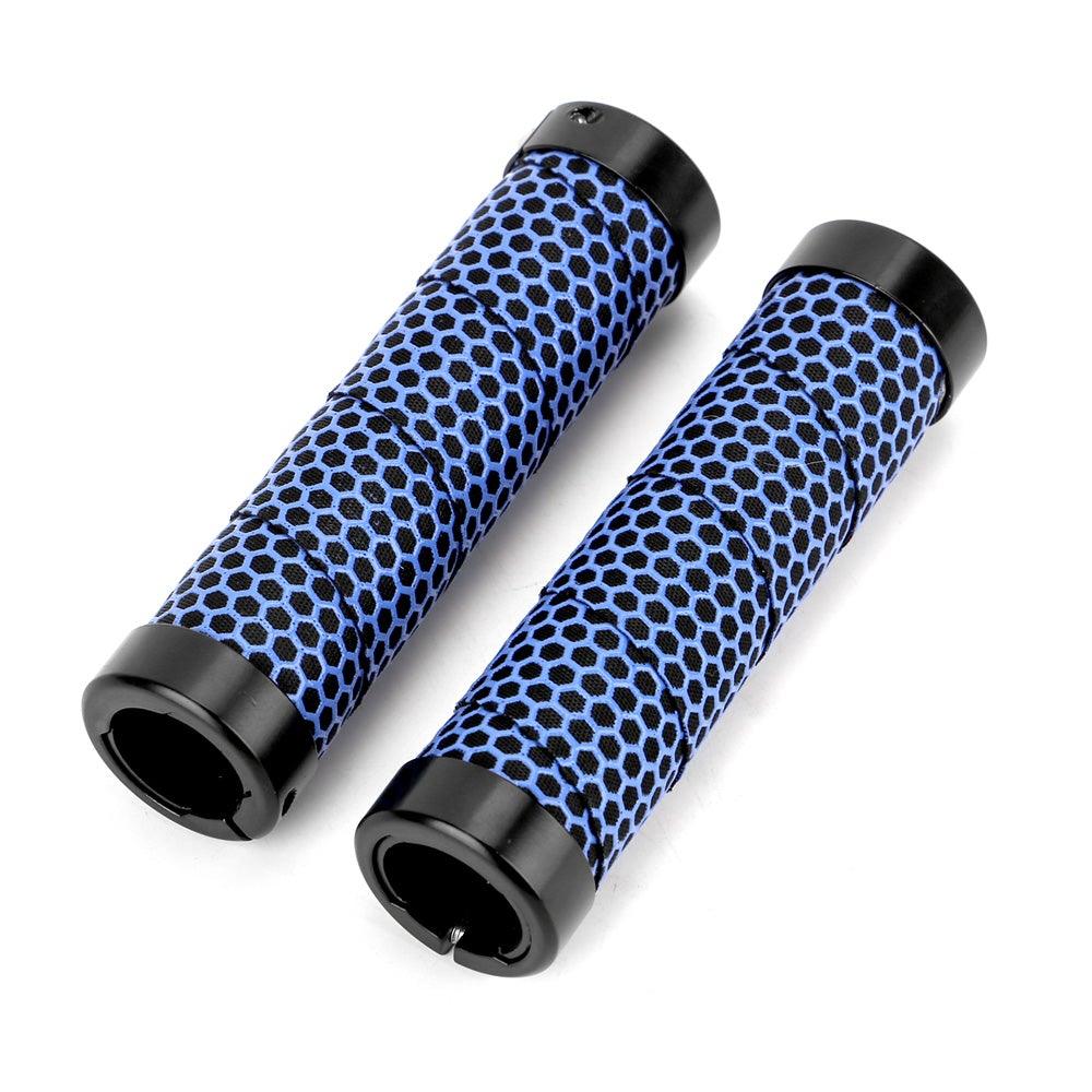 Anti-Skid Bicycle Handlebar Grips, Double Lock-On Comfort Grips