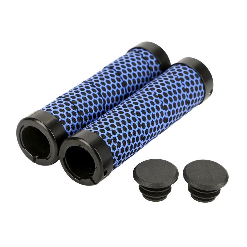 Anti-Skid Bicycle Handlebar Grips, Double Lock-On Comfort Grips