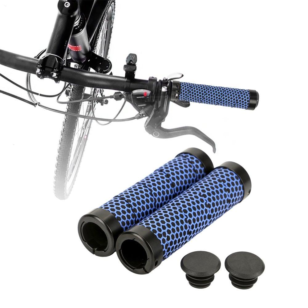 Anti-Skid Bicycle Handlebar Grips, Double Lock-On Comfort Grips