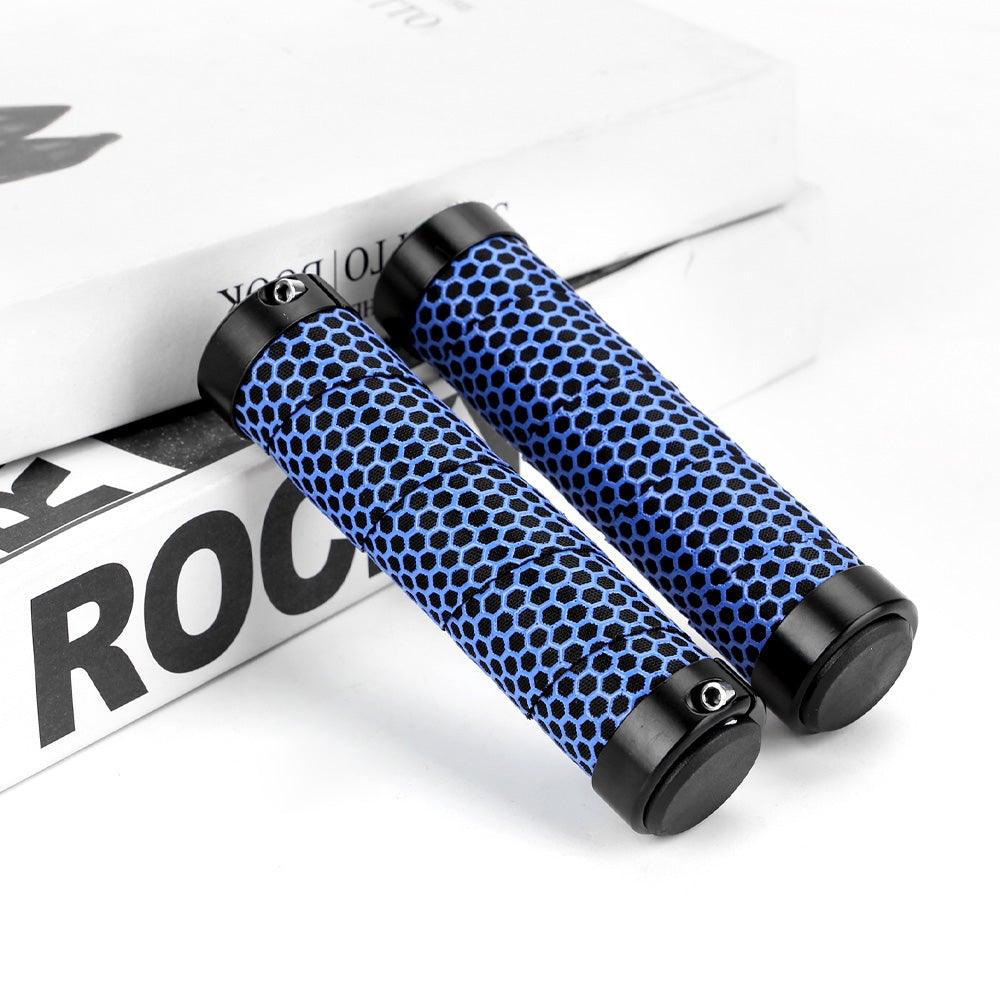 Anti-Skid Bicycle Handlebar Grips, Double Lock-On Comfort Grips