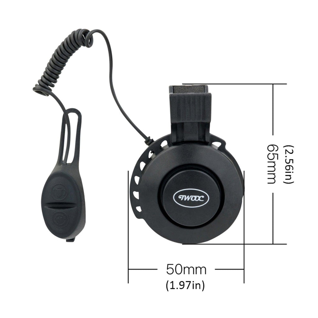Waterproof USB Rechargeable Electric Bike Horn for Cycling