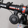 Minimalist black USB rechargeable waterproof electric bike horn