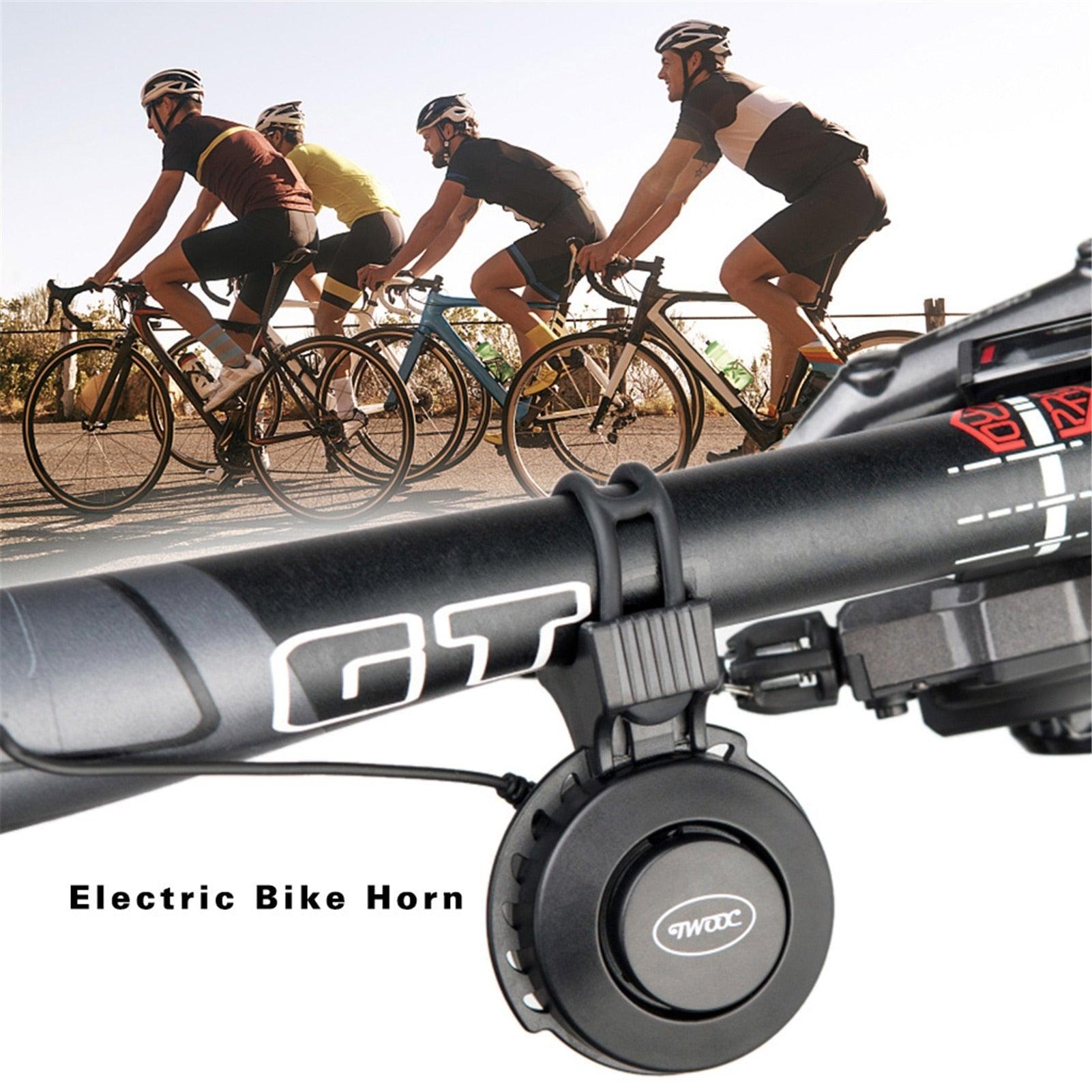 Waterproof USB Rechargeable Electric Bike Horn for Cycling