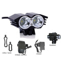 Super Bright USB Rechargeable LED Bike Light with 6400mAh Battery