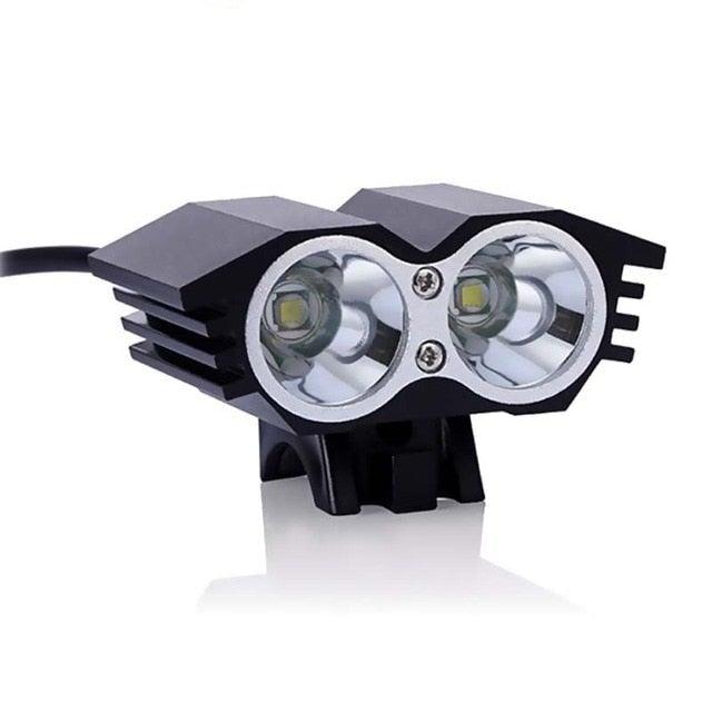 Super Bright USB Rechargeable LED Bike Light with 6400mAh Battery