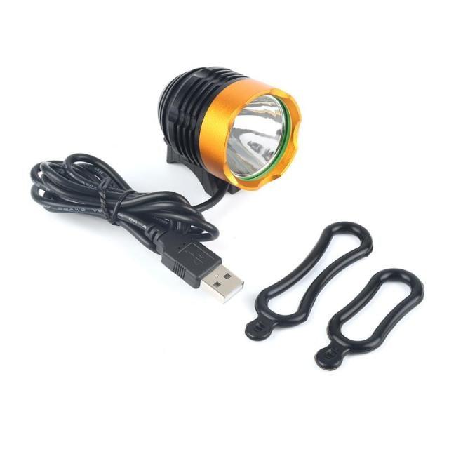 1200 Lumens LED Bicycle Front Light Rechargeable Waterproof Headlamp