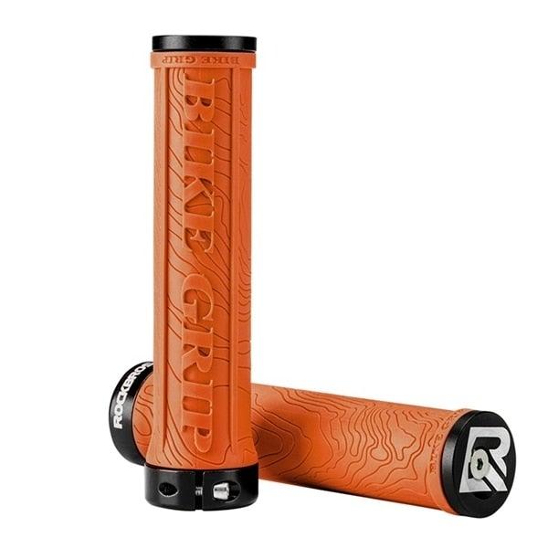 Anti-Skid Mountain Bike Grips with Dual Aluminum Lock-On Clamps