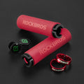 Anti-Skid Mountain Bike Grips with Dual Aluminum Lock-On Clamps