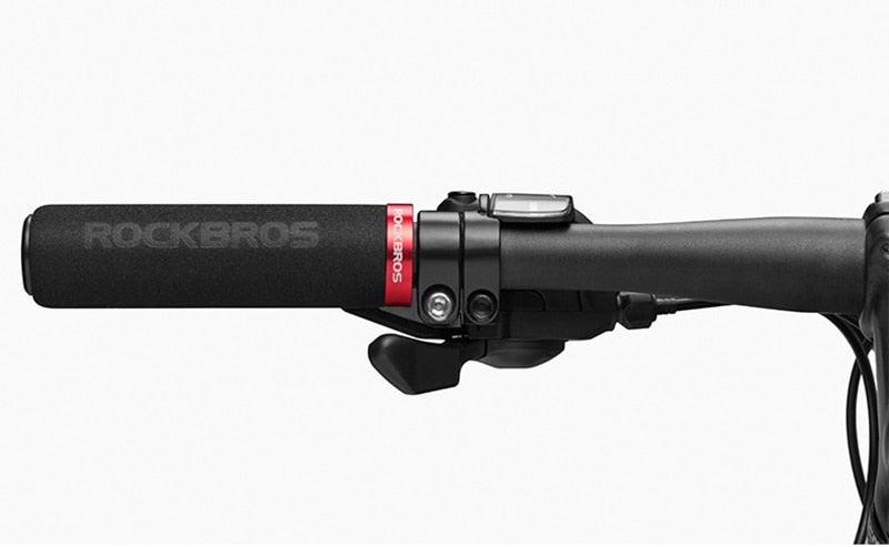 Anti-Skid Mountain Bike Grips with Dual Aluminum Lock-On Clamps