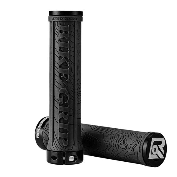Anti-Skid Mountain Bike Grips with Dual Aluminum Lock-On Clamps