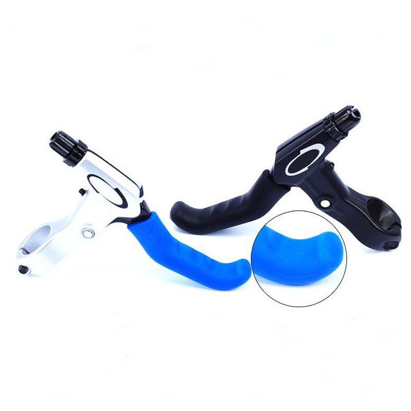 Silicone Anti-Slip Bike Brake Handle Covers - Durable Sporty Grip