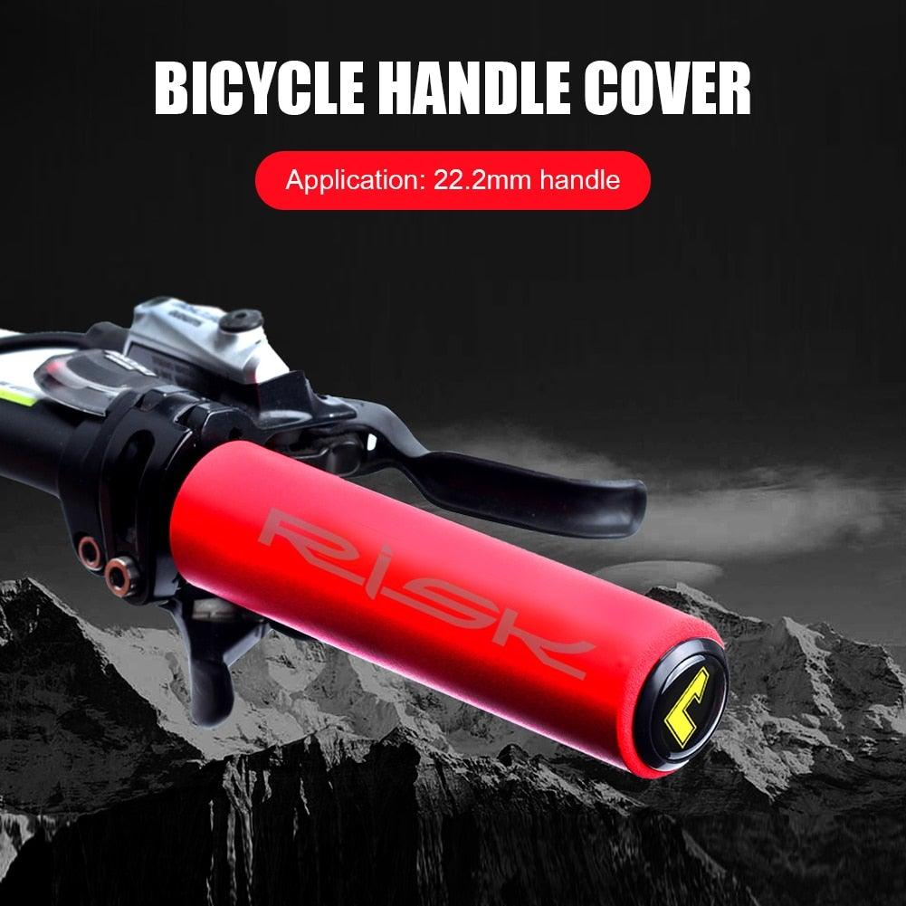 Non-Slip Silicone Bicycle Handlebar Grips with Shock Resistance