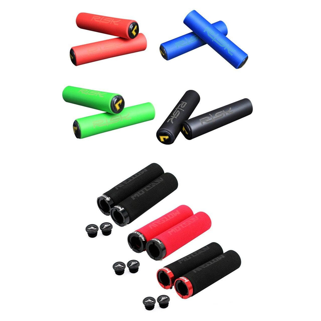 Non-Slip Silicone Bicycle Handlebar Grips with Shock Resistance