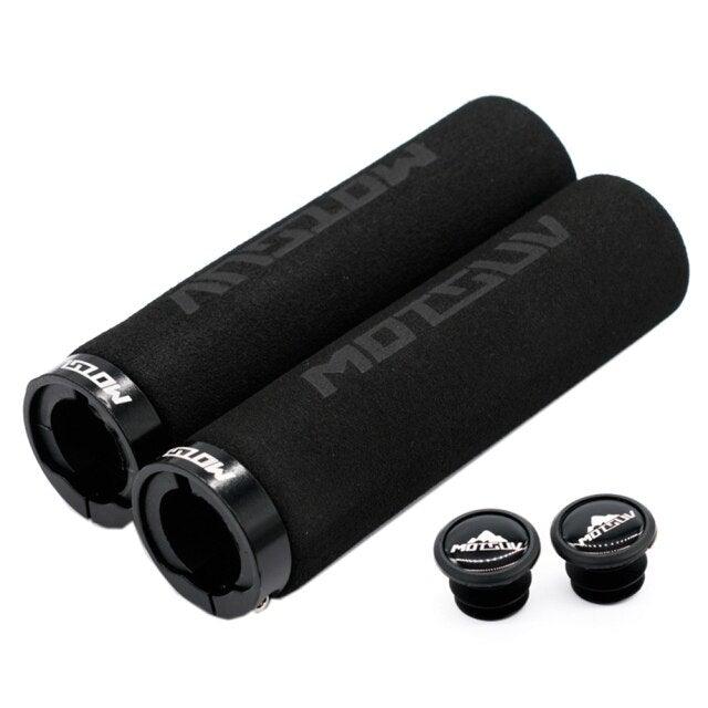 Non-Slip Silicone Bicycle Handlebar Grips with Shock Resistance