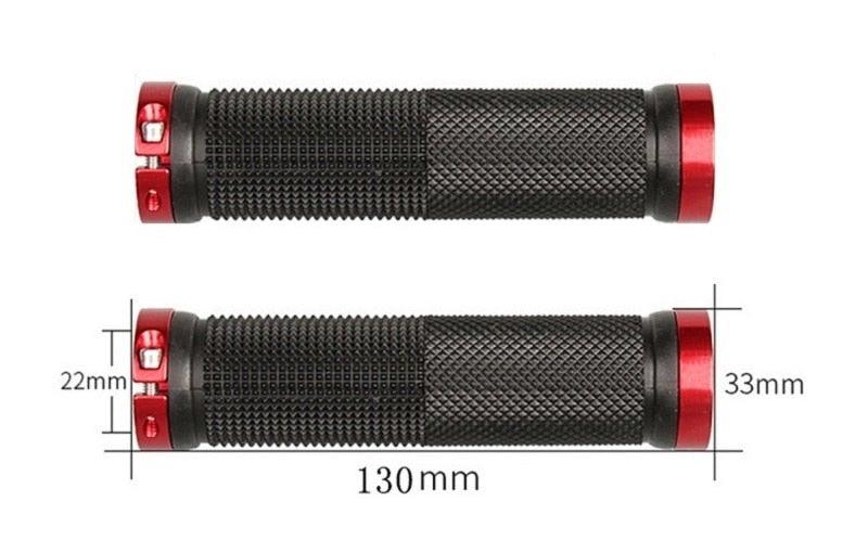 Ergonomic Non-Slip MTB Bike Handlebar Grips with Double Lock