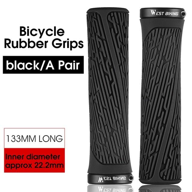 Ergonomic Non-Slip MTB Bike Handlebar Grips with Double Lock