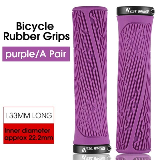 Ergonomic Non-Slip MTB Bike Handlebar Grips with Double Lock