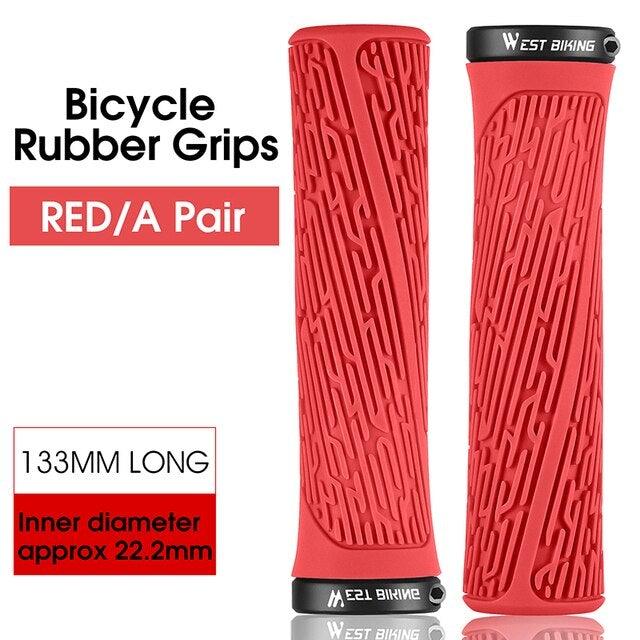 Ergonomic Non-Slip MTB Bike Handlebar Grips with Double Lock