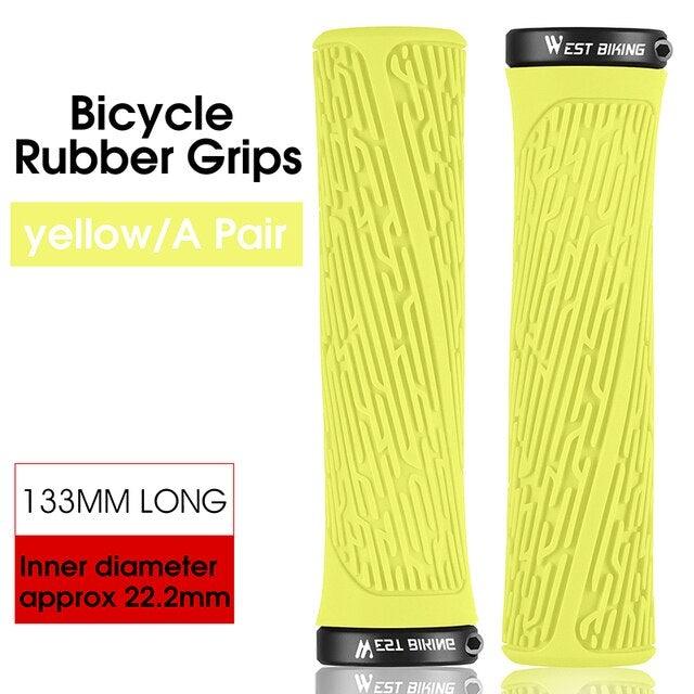 Ergonomic Non-Slip MTB Bike Handlebar Grips with Double Lock