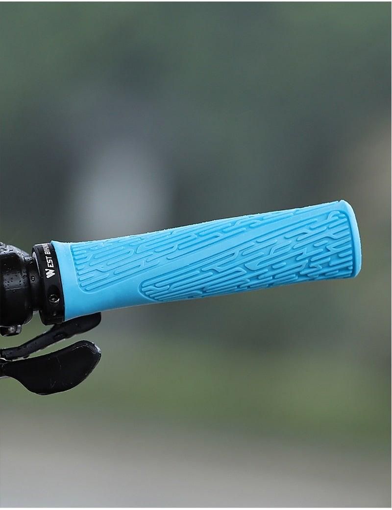 Ergonomic Non-Slip MTB Bike Handlebar Grips with Double Lock