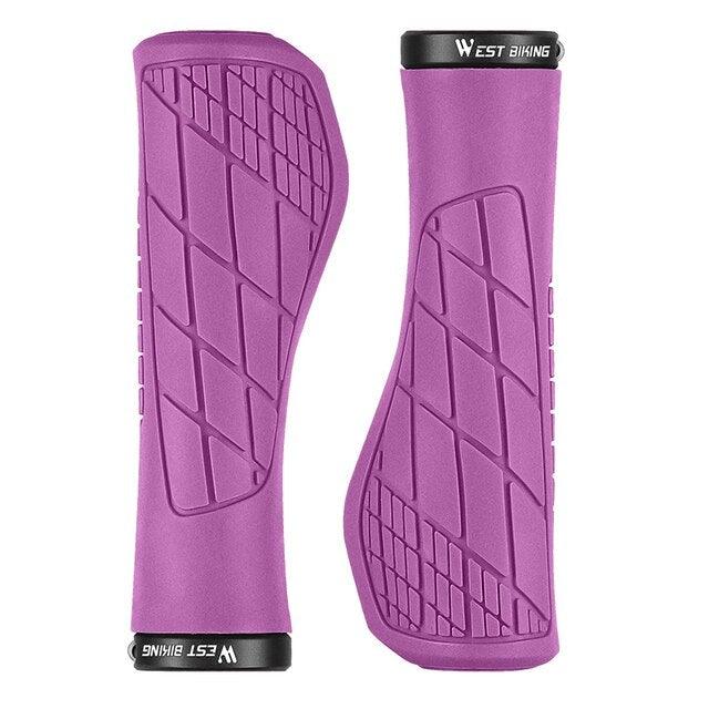 Ergonomic Non-Slip MTB Bike Handlebar Grips with Double Lock
