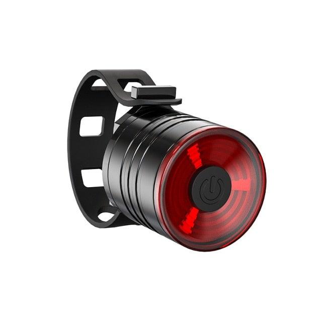 Modern Aluminum LED Bicycle Tail Light - Waterproof USB Rechargeable