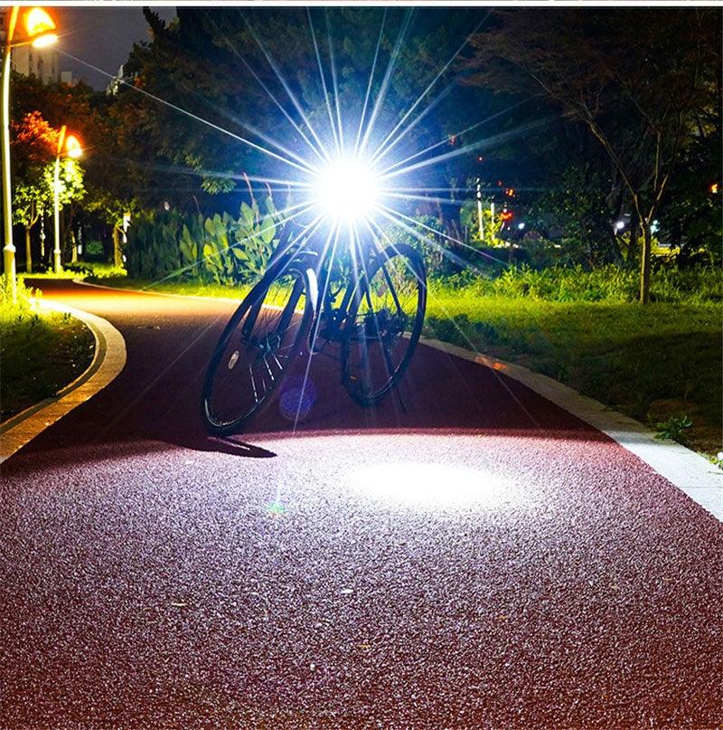 Modern Aluminum LED Bicycle Tail Light - Waterproof USB Rechargeable