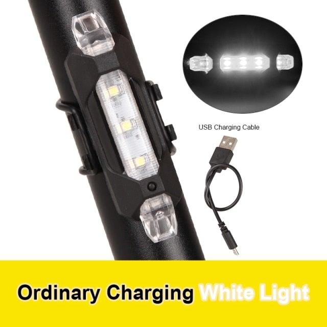 Waterproof USB Rechargeable Bike Tail Light for Mountain Biking