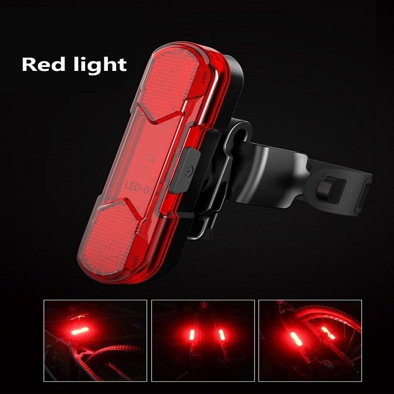 Waterproof USB Rechargeable Bike Tail Light for Mountain Biking