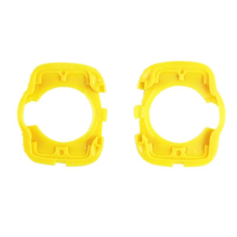 Bicycle Pedal Cleat Covers for Speed Play - Black and Yellow