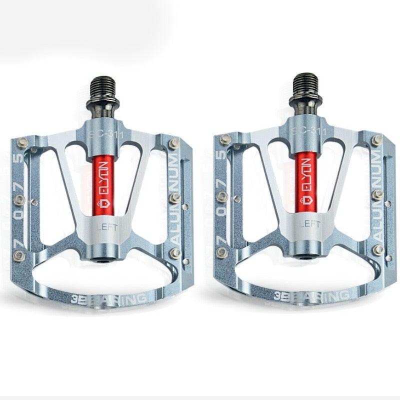 Wide Platform MTB Flat Pedals with 3 Sealed Bearings