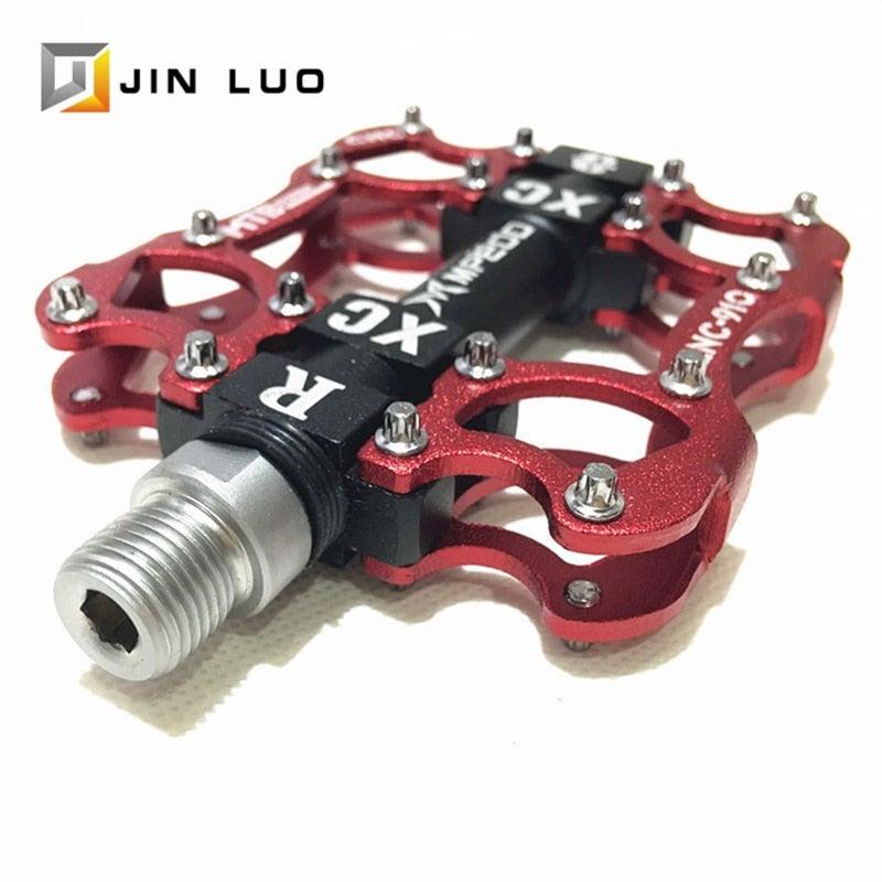 Professional Sealed Bearing Aluminum Flat Pedals for MTB & Road