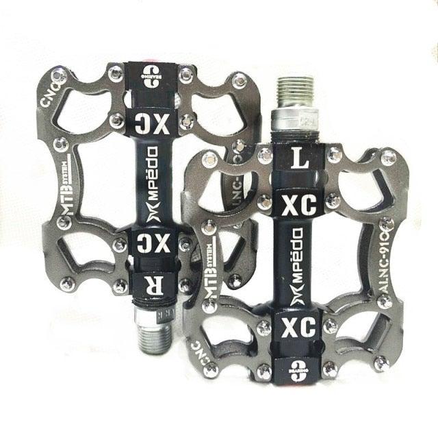 Professional Sealed Bearing Aluminum Flat Pedals for MTB & Road