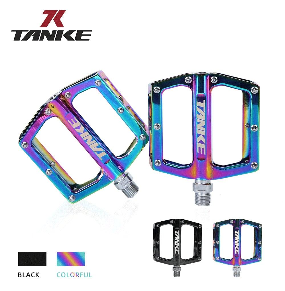 Ultralight Colorful Aluminum Alloy Mountain Bike Flat Pedals