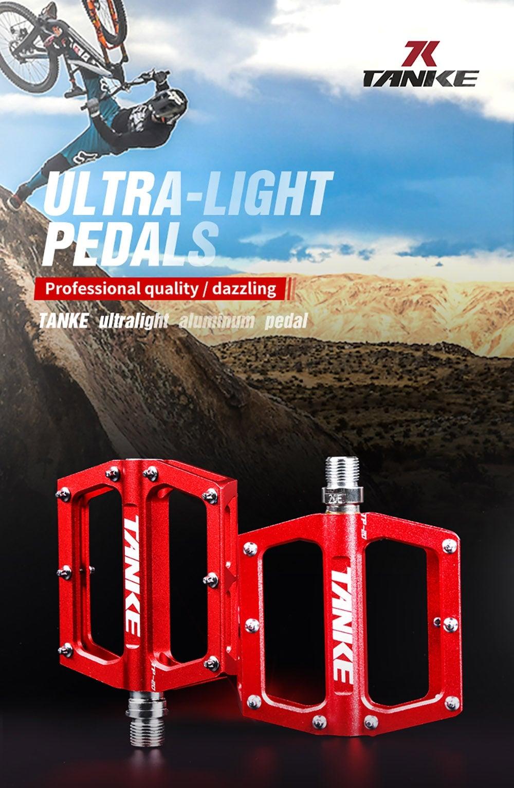 Ultralight Colorful Aluminum Alloy Mountain Bike Flat Pedals