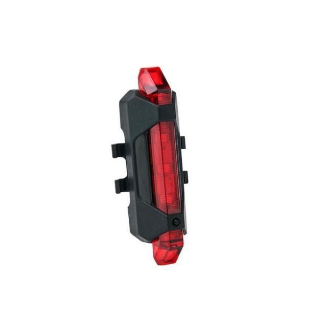 USB Rechargeable LED Bicycle Safety Light Front and Rear Lamp