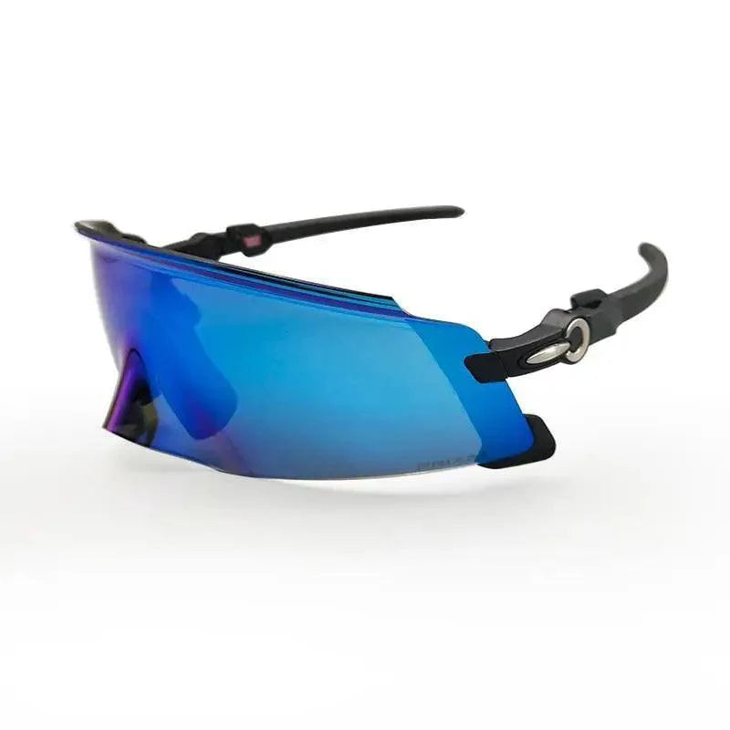 Blue Retro Cycling Sports Sunglasses UV400 Polarized Eyewear