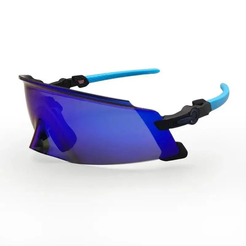 Blue Retro Cycling Sports Sunglasses UV400 Polarized Eyewear