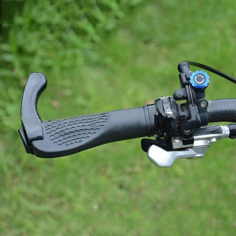 Ergonomic Mountain Bike Handlebar Grips with Aluminum Alloy Locks