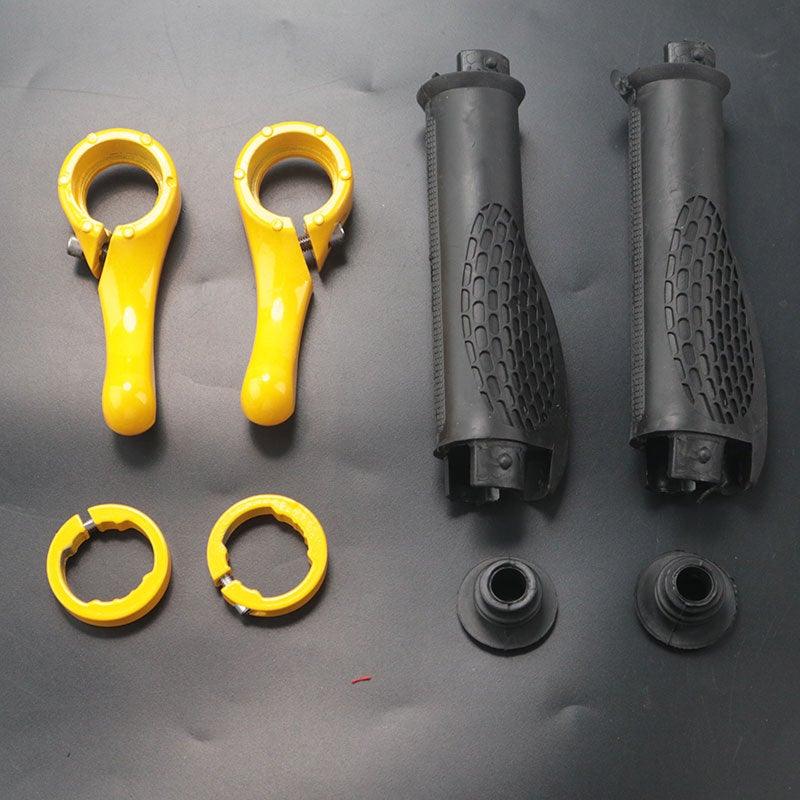 Ergonomic Mountain Bike Handlebar Grips with Aluminum Alloy Locks