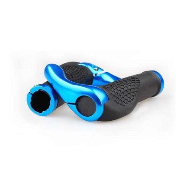Ergonomic Mountain Bike Handlebar Grips with Aluminum Alloy Locks