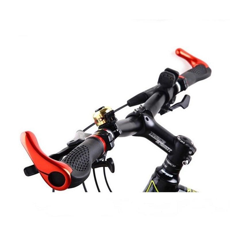 Ergonomic Mountain Bike Handlebar Grips with Aluminum Alloy Locks