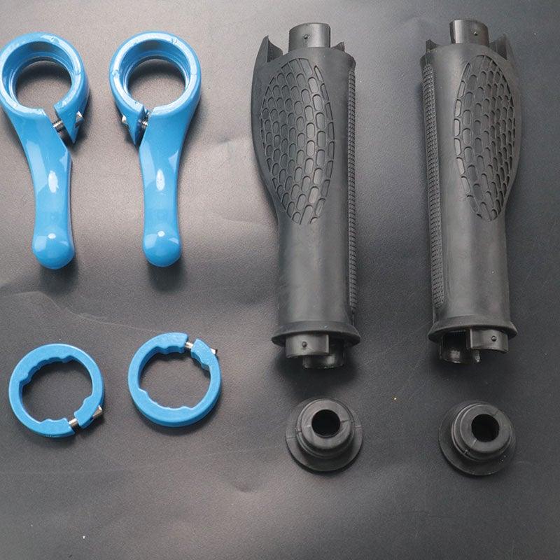 Ergonomic Mountain Bike Handlebar Grips with Aluminum Alloy Locks