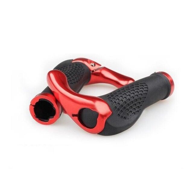 Ergonomic Mountain Bike Handlebar Grips with Aluminum Alloy Locks