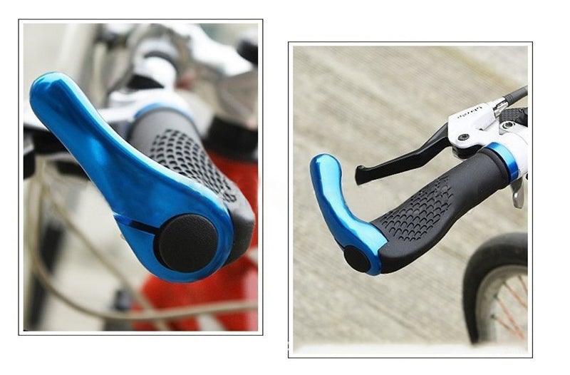 Ergonomic Mountain Bike Handlebar Grips with Aluminum Alloy Locks