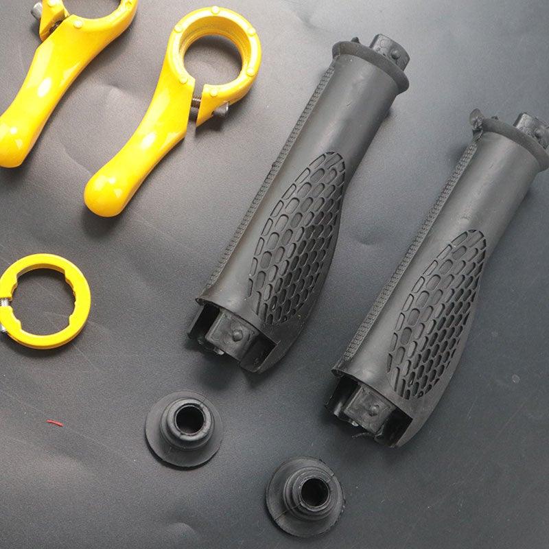 Ergonomic Mountain Bike Handlebar Grips with Aluminum Alloy Locks