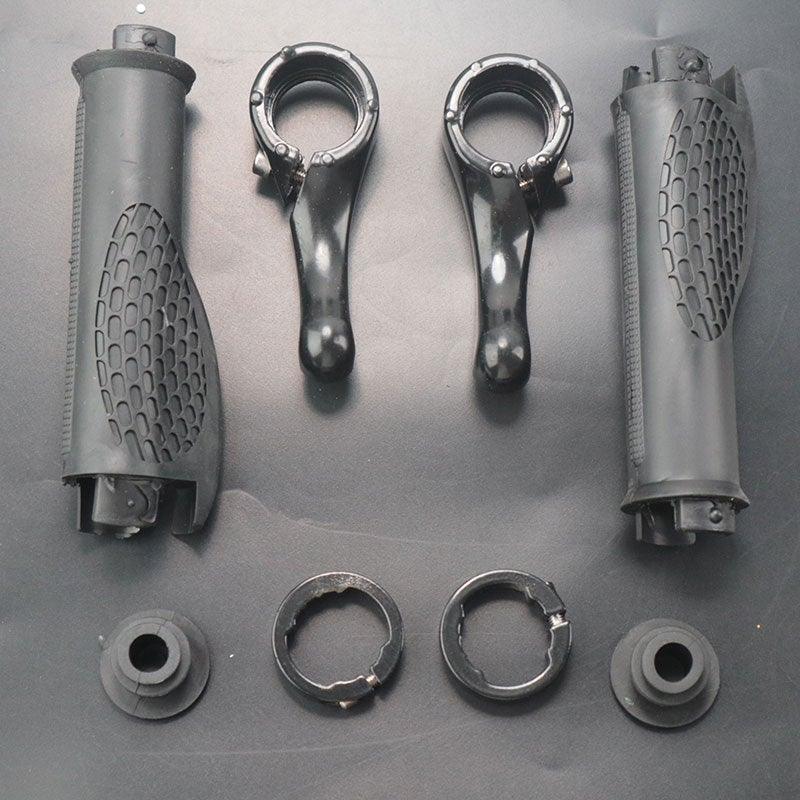 Ergonomic Mountain Bike Handlebar Grips with Aluminum Alloy Locks