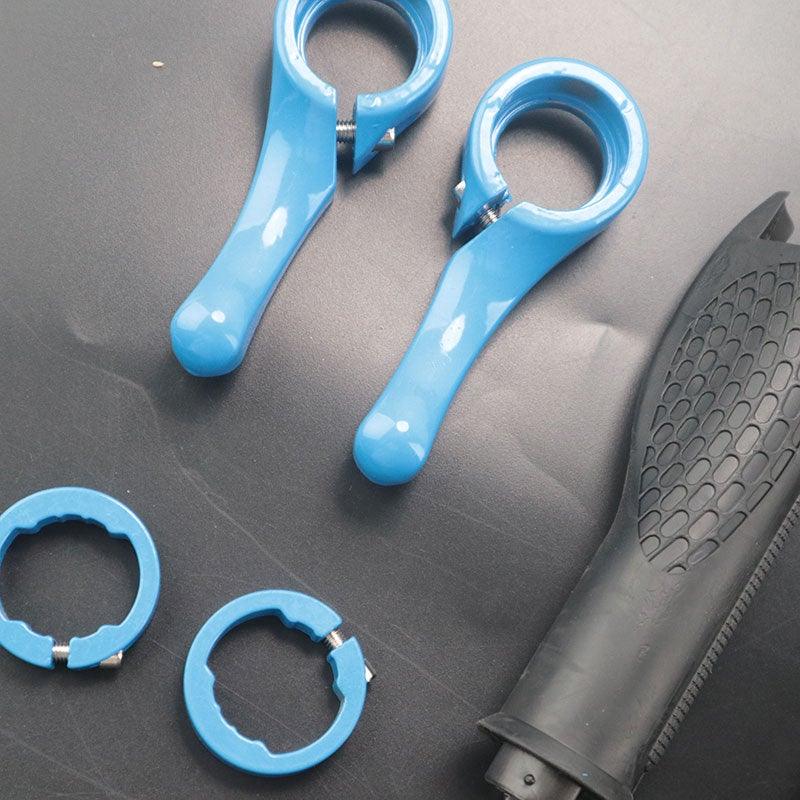 Ergonomic Mountain Bike Handlebar Grips with Aluminum Alloy Locks