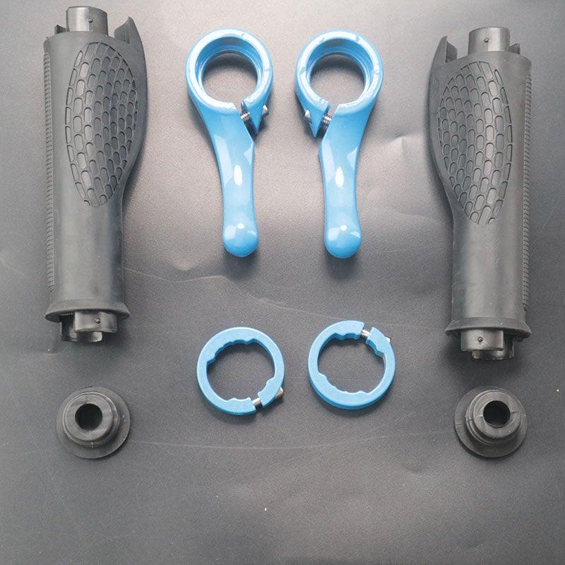 Ergonomic Mountain Bike Handlebar Grips with Aluminum Alloy Locks